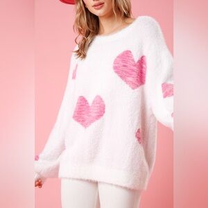 Fantastic Fawn Heart sweater, new with tags, gorgeous 😍